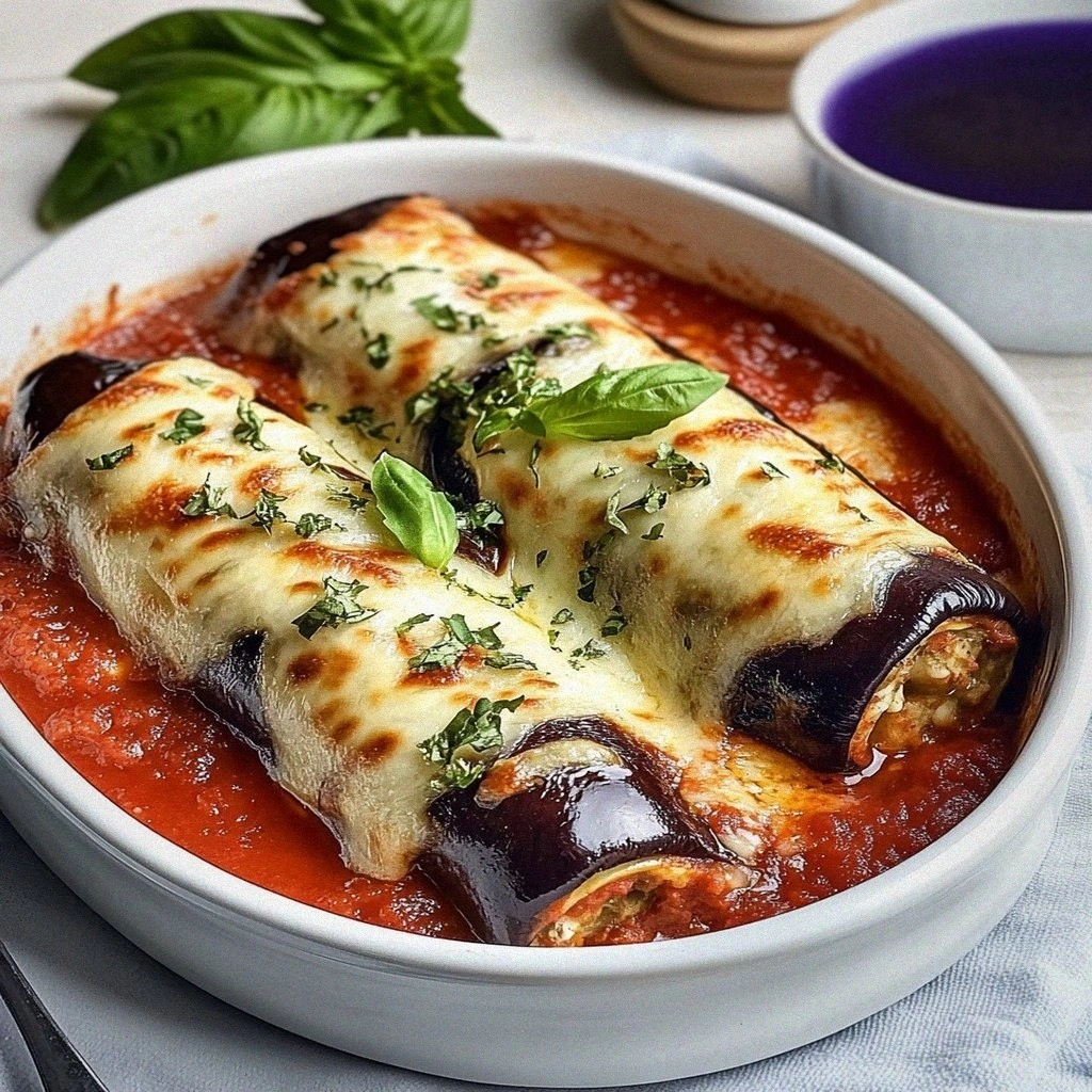 Irresistible Vegetarian Aubergine Rollatini Recipe Delight