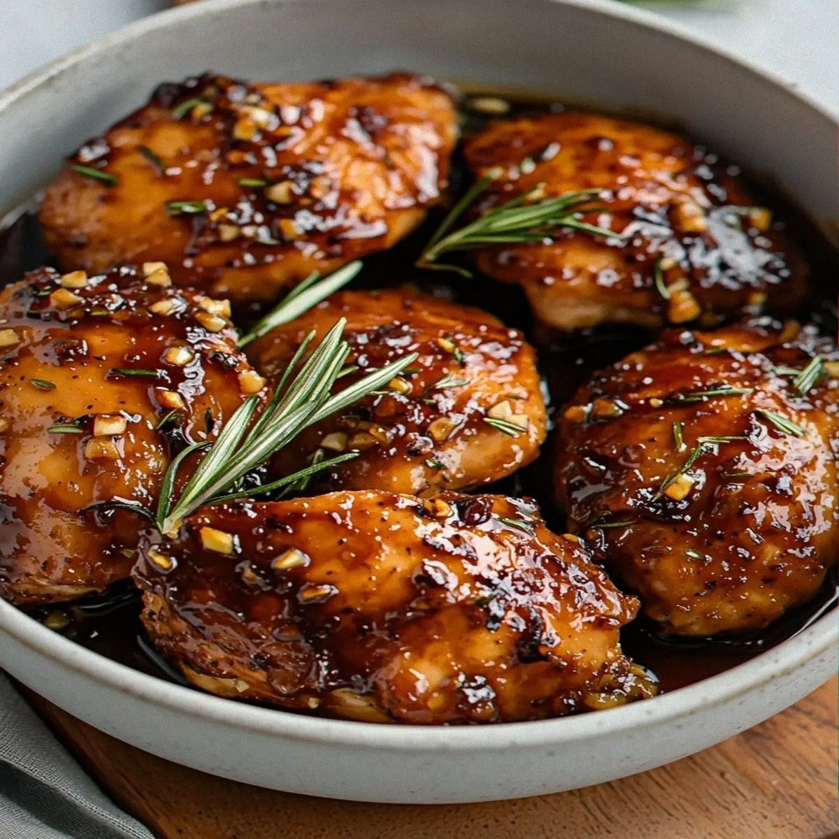 Irresistibly Juicy Balsamic Fig Glazed Chicken Thighs