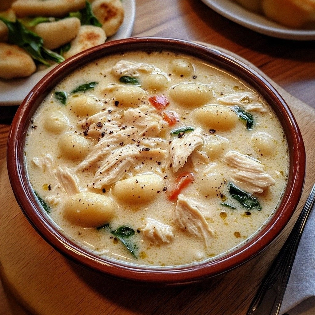 Olive Garden Chicken and Gnocchi Soup