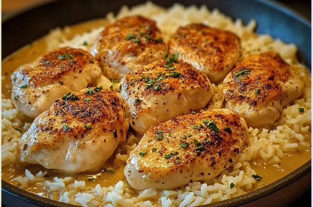 One-Pan Smothered Chicken and Rice – Easy Comfort Food