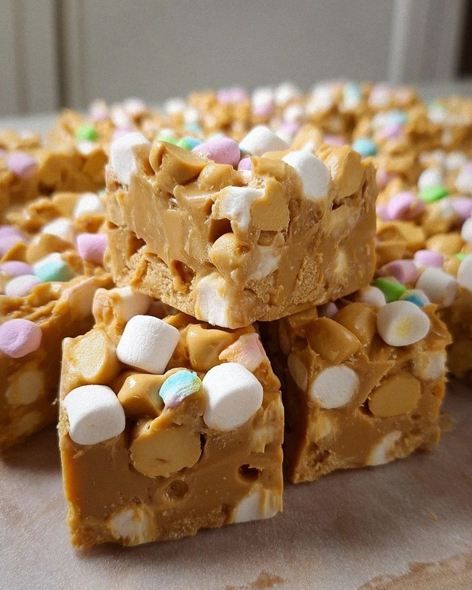 Peanut Butter Marshmallow Squares