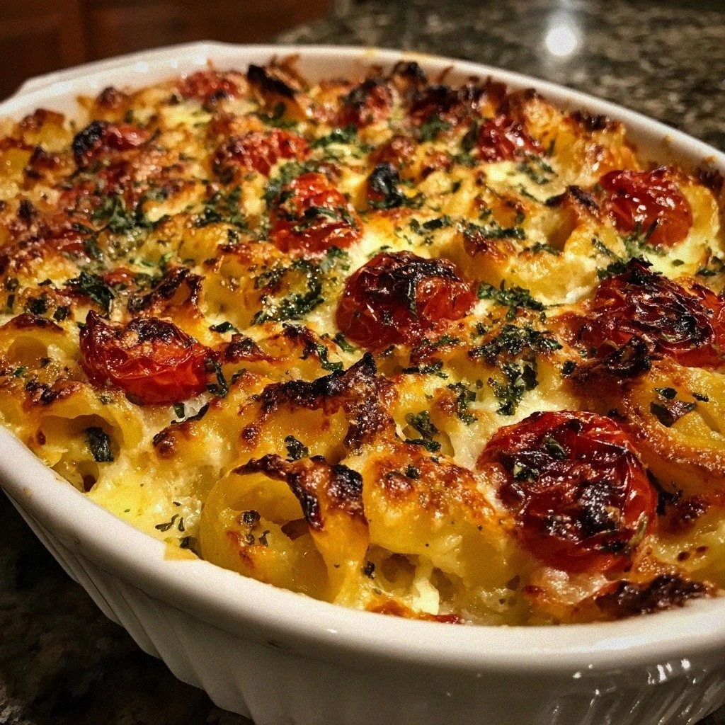 Roasted Tomato and Ricotta Pasta Bake