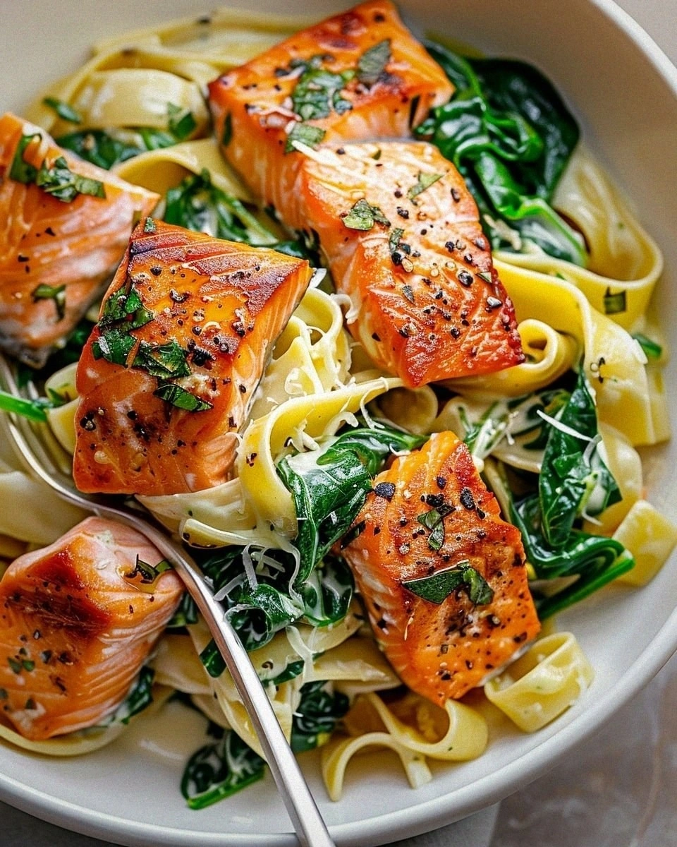Salmon Spinach Pasta Dish: A Delicious and Nutritious Recipe to Try Today