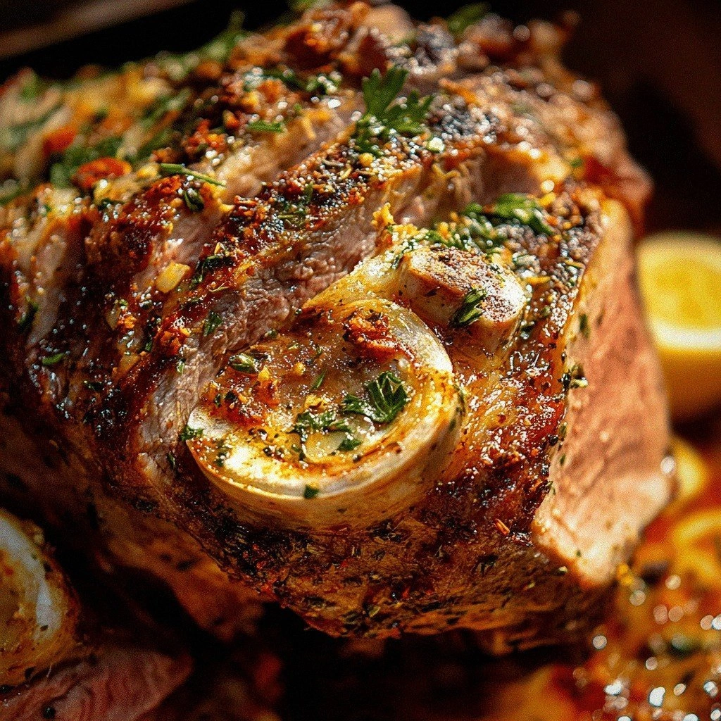 Slow Roasted Lamb Shoulder