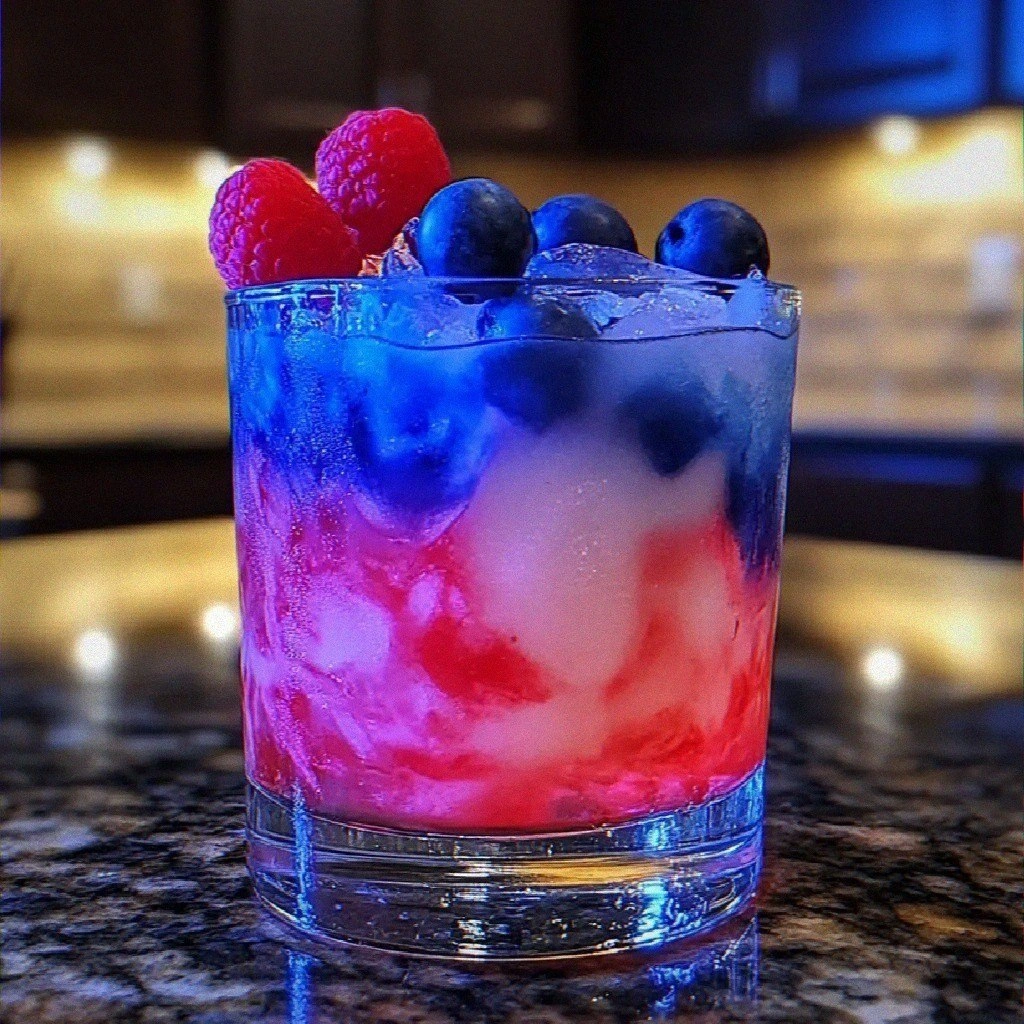 Smurfberry Swirl Cocktail Recipe