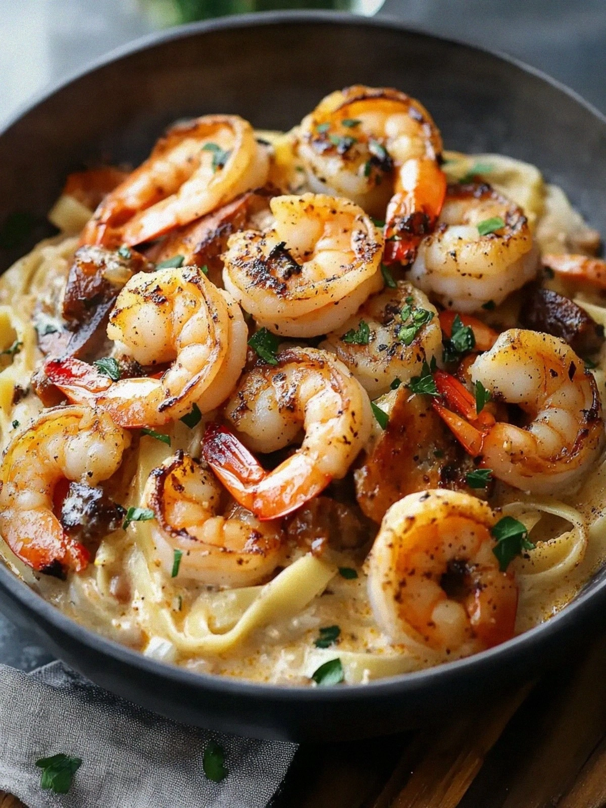 Spicy Blackened Shrimp Stroganoff for Quick Comfort Food