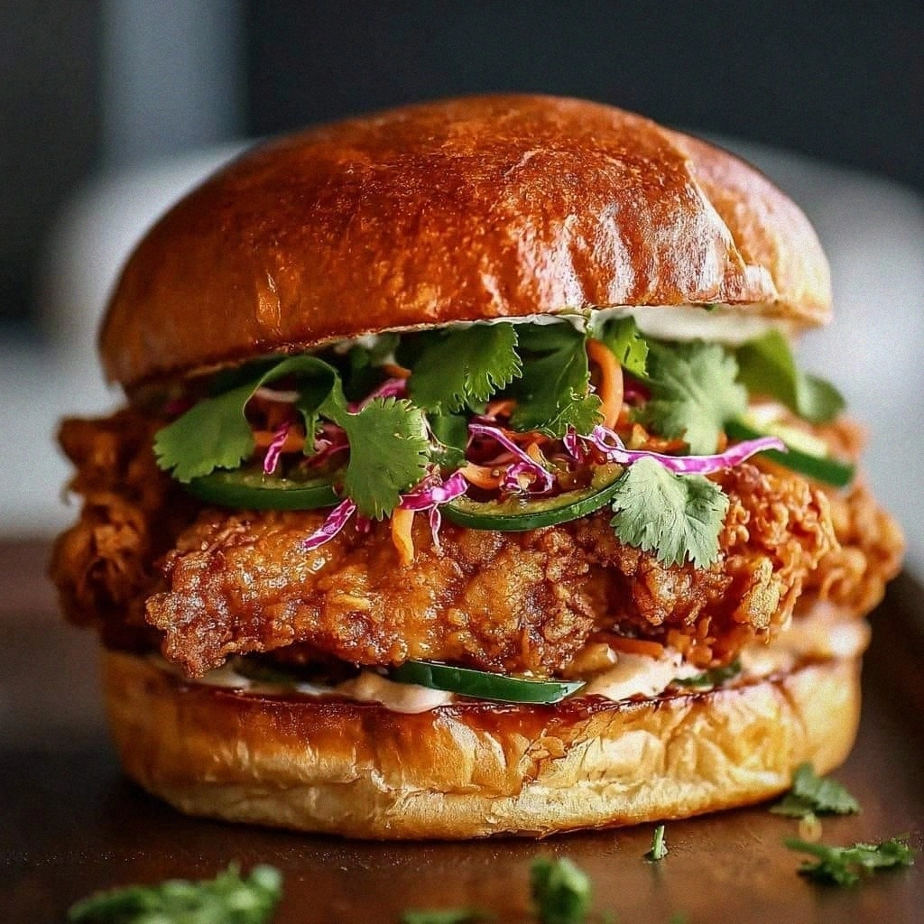 Flavor-Packed Thai Fried Chicken Sandwich Recipe