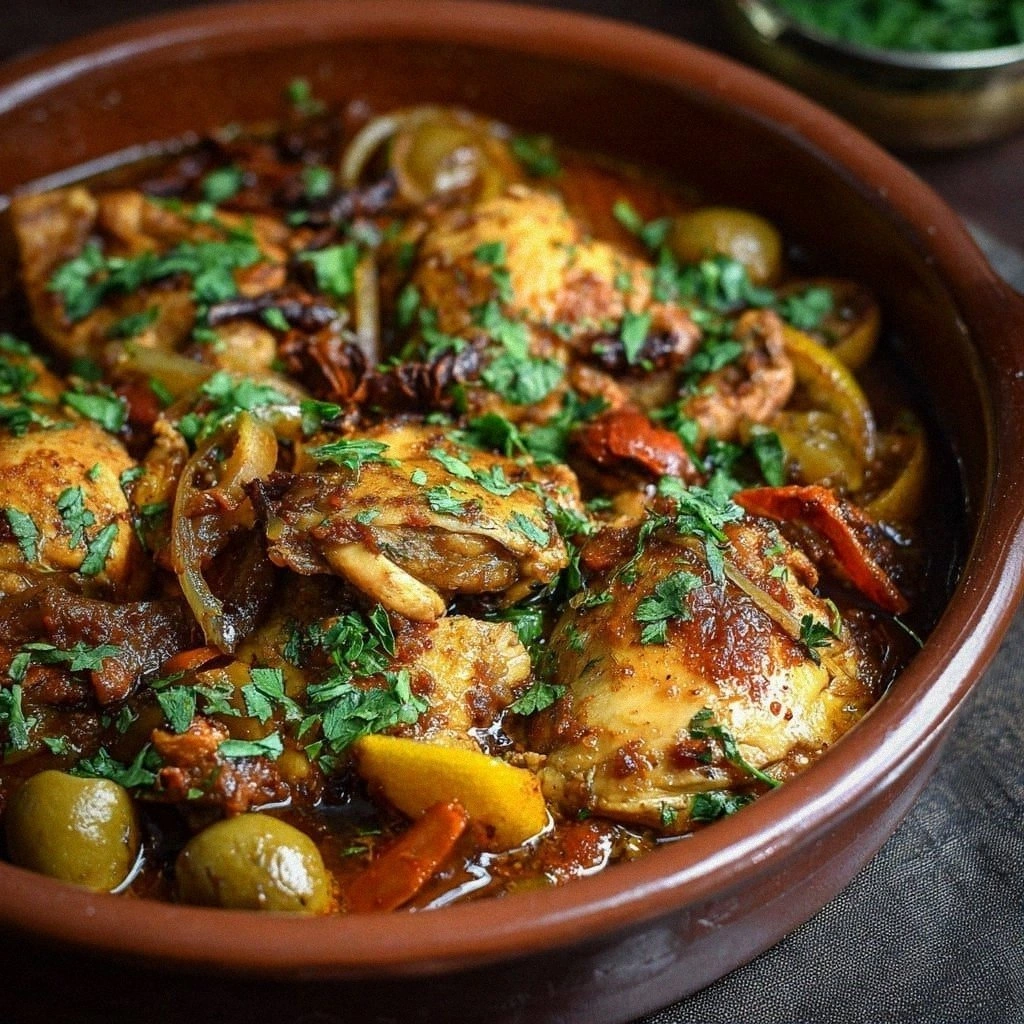 Moroccan Chicken Tagine Recipe