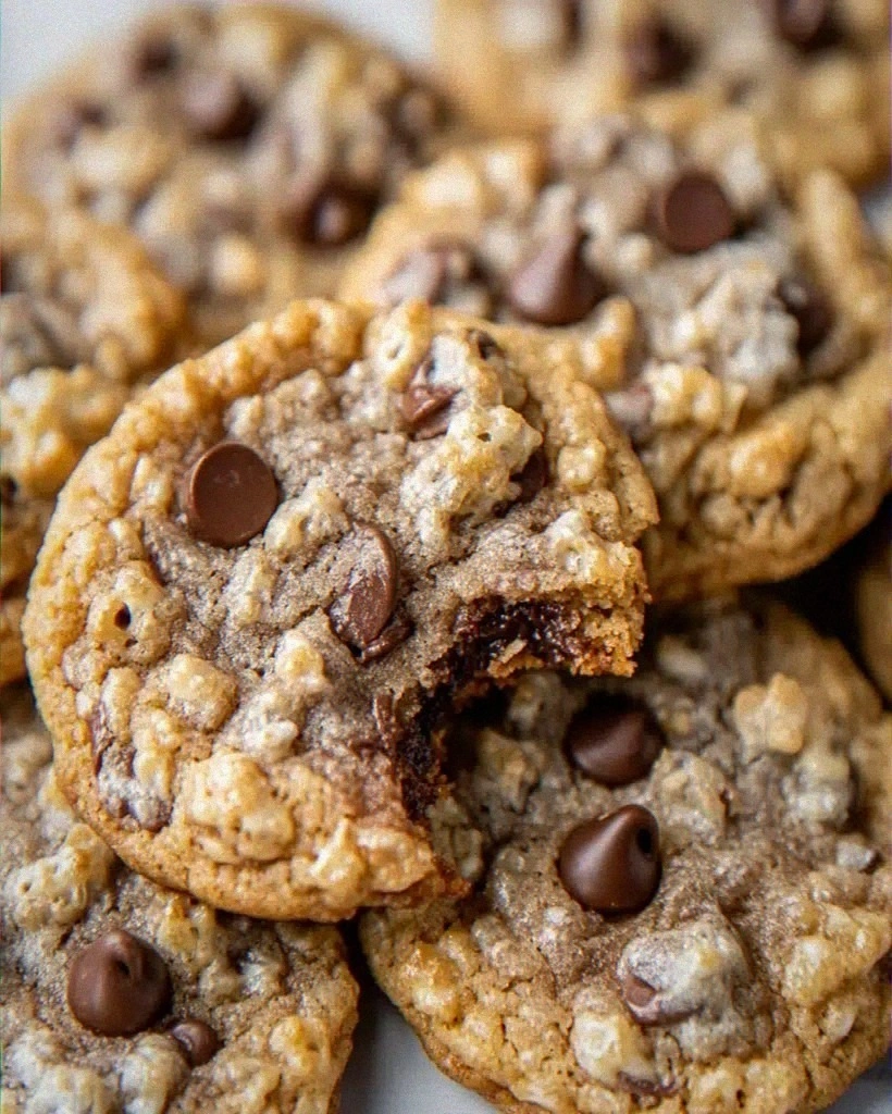 Rice Krispie Chocolate Chip Cookies – Easy Recipe