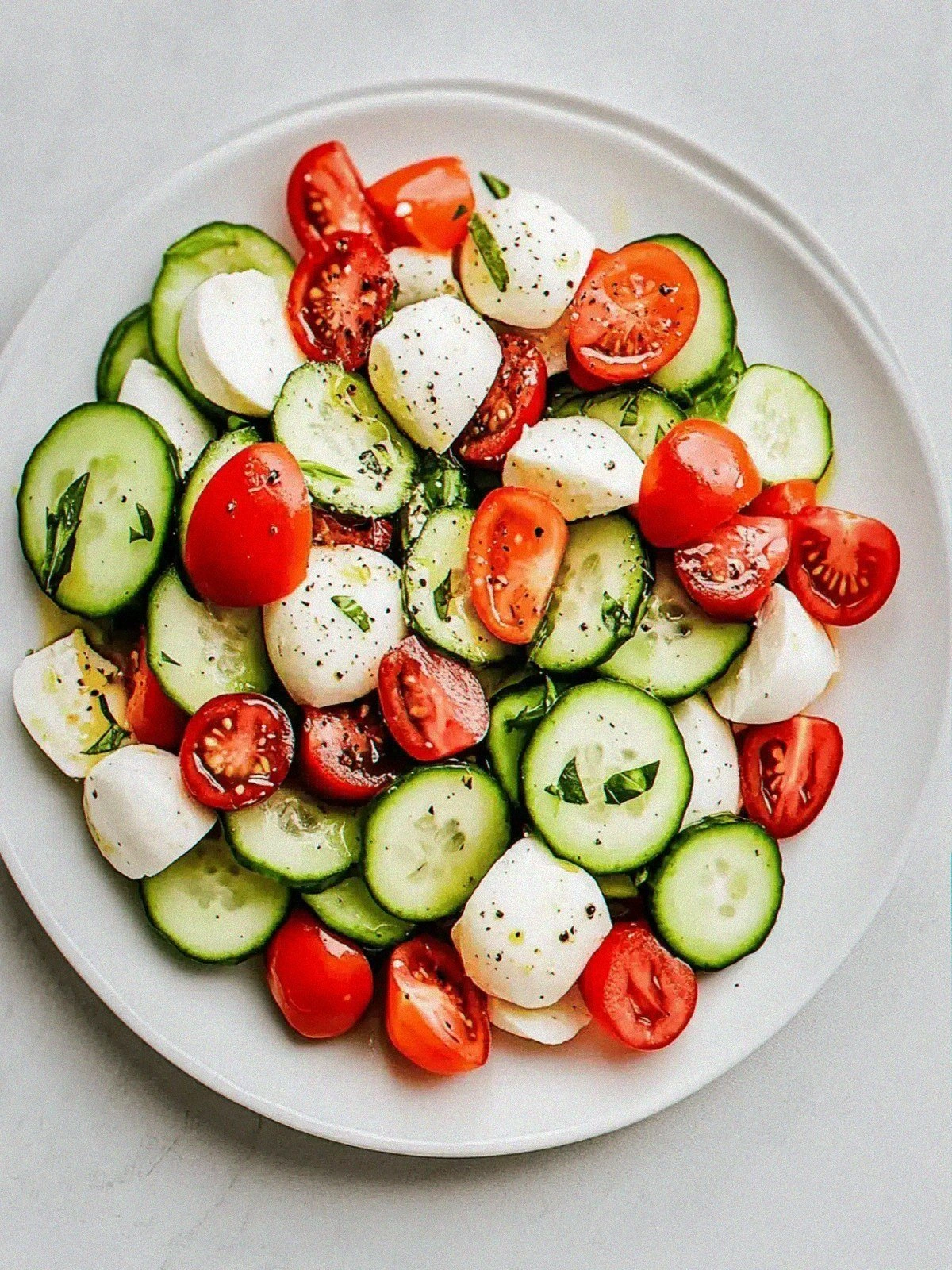 Cucumber Caprese Salad: Your 10-Minute Summer Refreshment