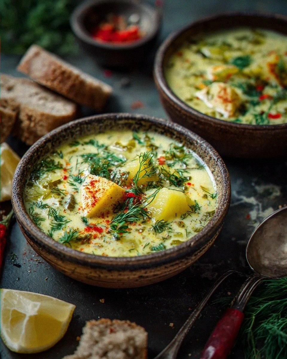 Delicious Polish Dill Pickle Soup: A Comforting Family Favorite