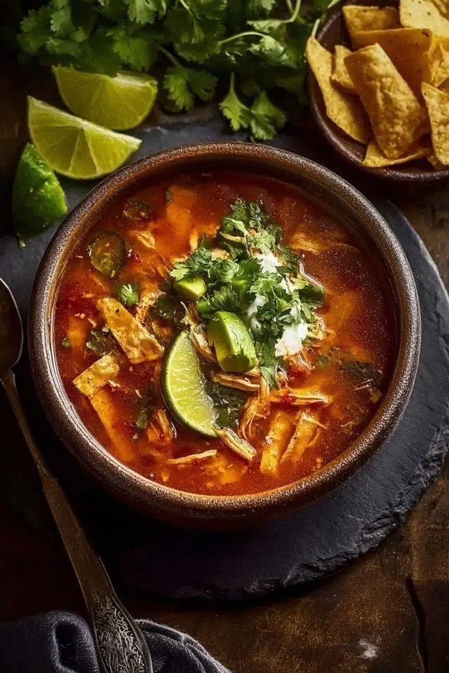 Poblano Chicken Tortilla Soup: A Cozy Bowl of Comfort