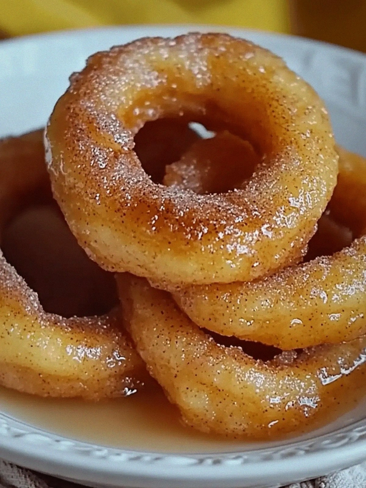 Fried Cinnamon Apple Rings That Will Spice Up Your Fall Snacks