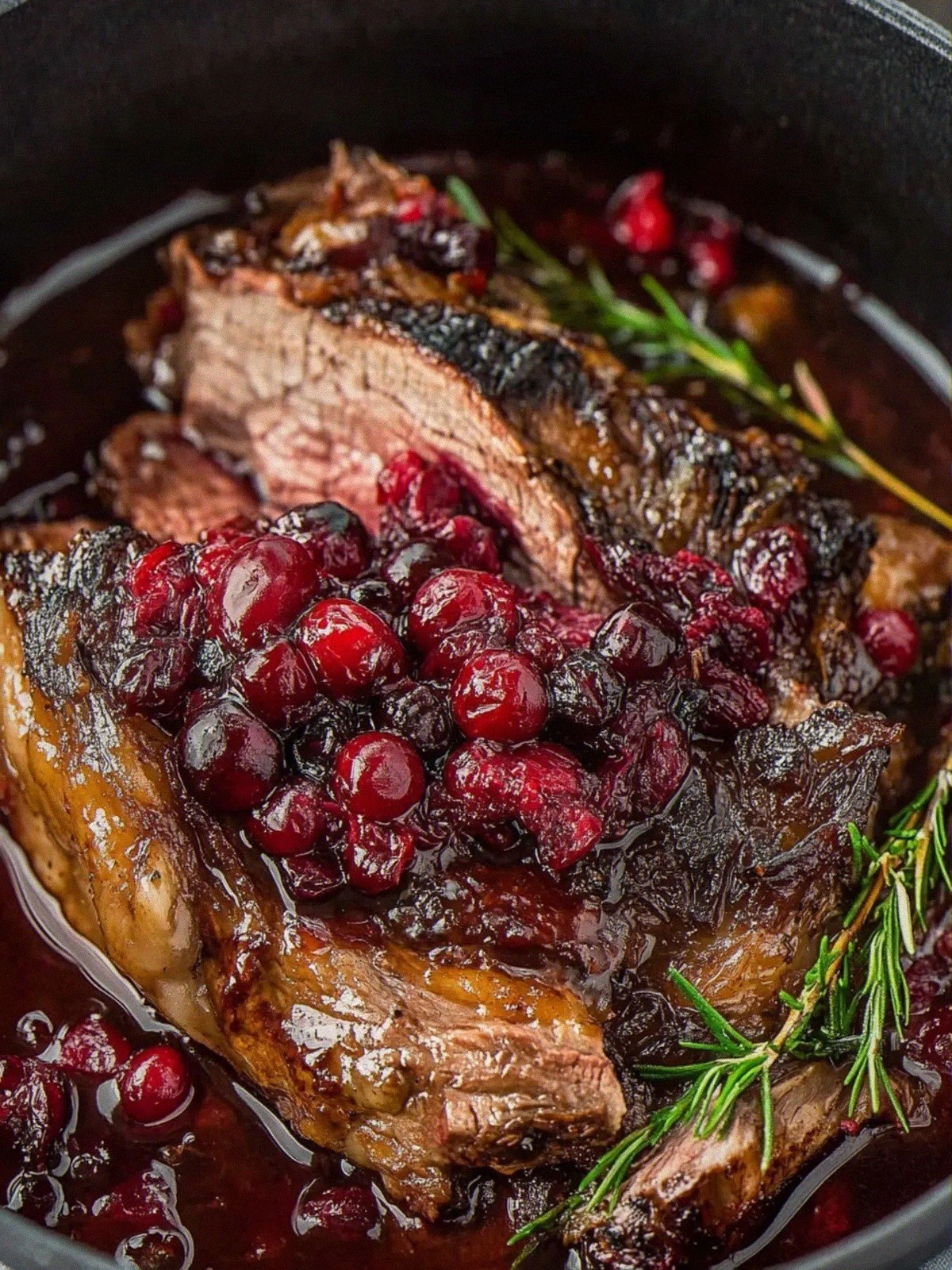 Mouthwatering Cranberry Balsamic Roast Beef for a Cozy Feast