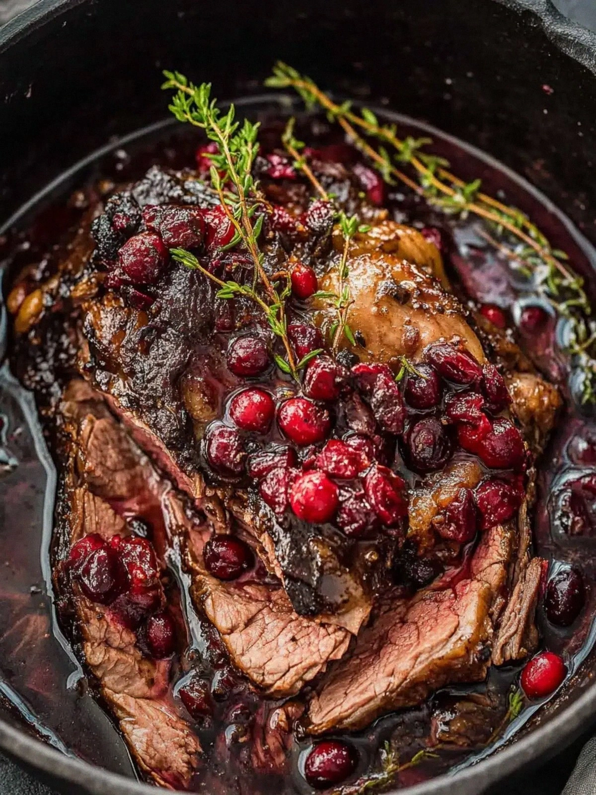 Mouthwatering Cranberry Balsamic Roast Beef for a Cozy Feast