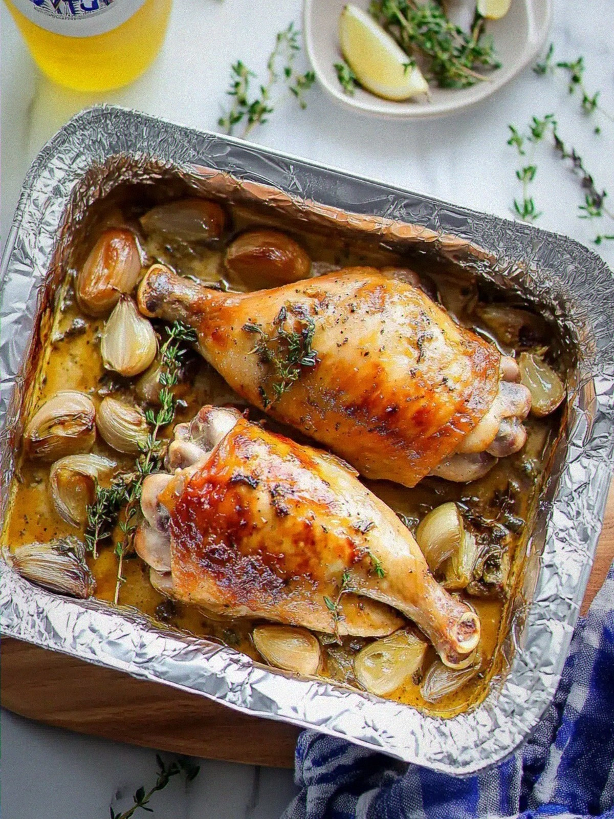 Savory Oven-Roasted French Garlic Chicken Recipe Delight
