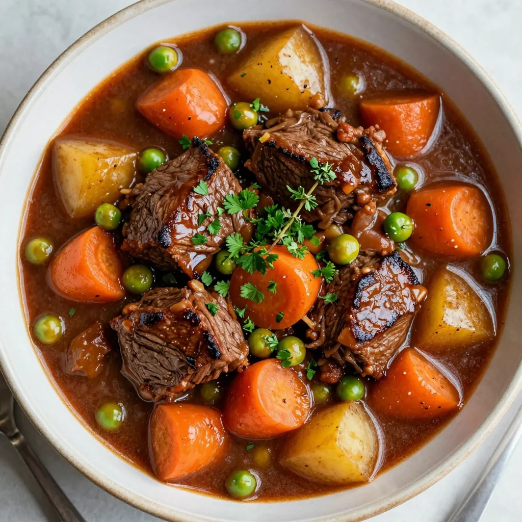 batch cooking slow cooker beef and vegetable stew for january comfort