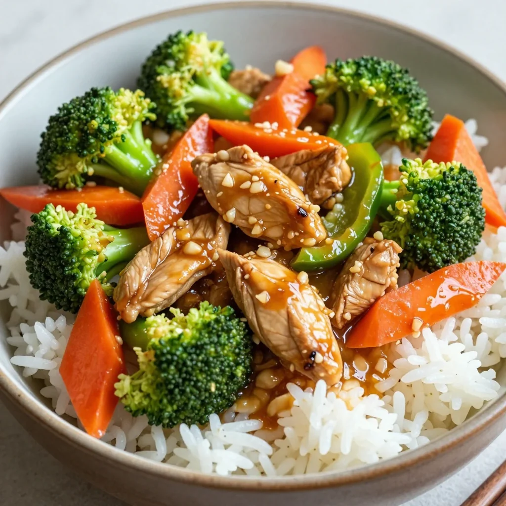 Budget Friendly Chicken and Vegetable Stir Fry with Rice