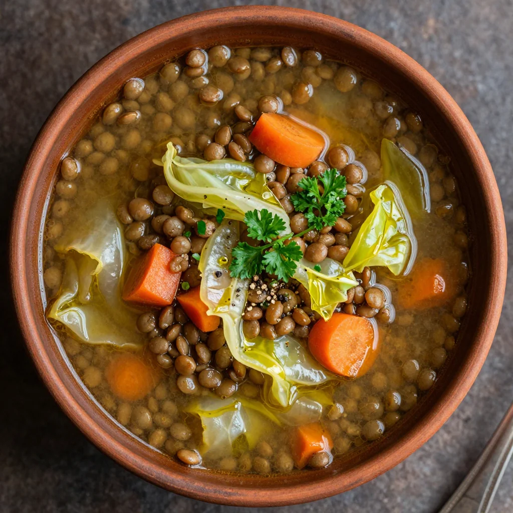 budgetfriendly lentil and cabbage soup for winter family suppers
