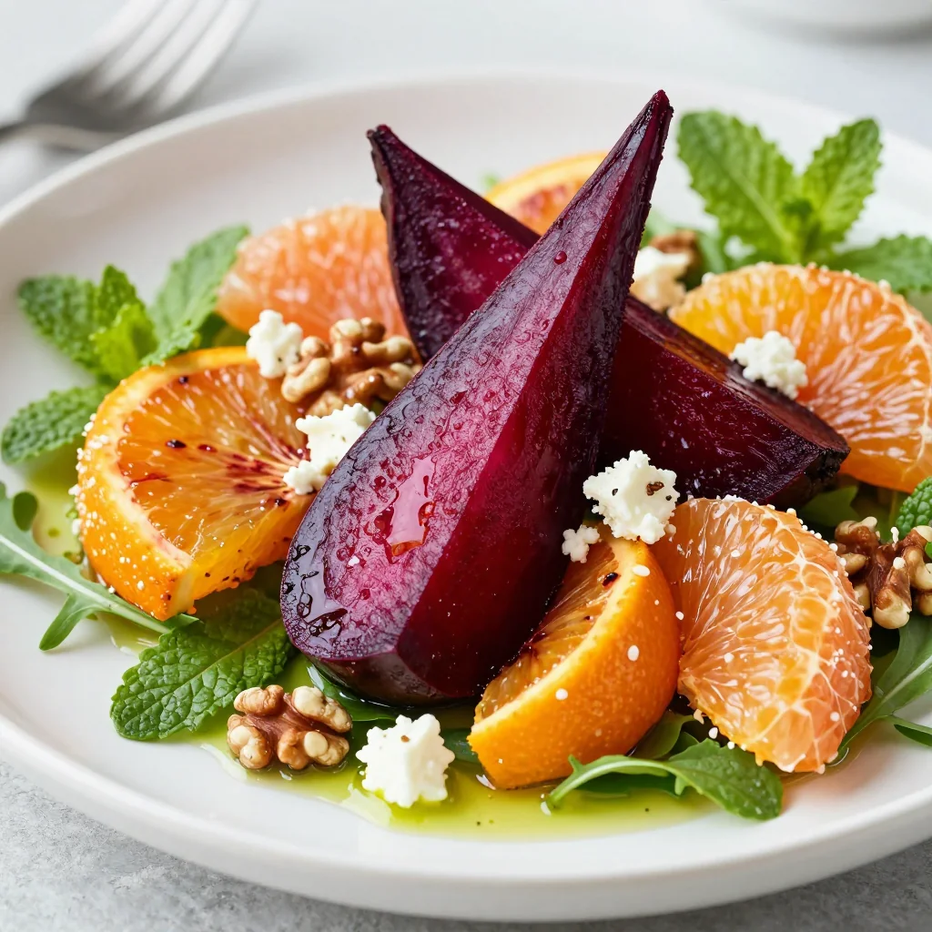budgetfriendly roasted beet and citrus salad for winter detox