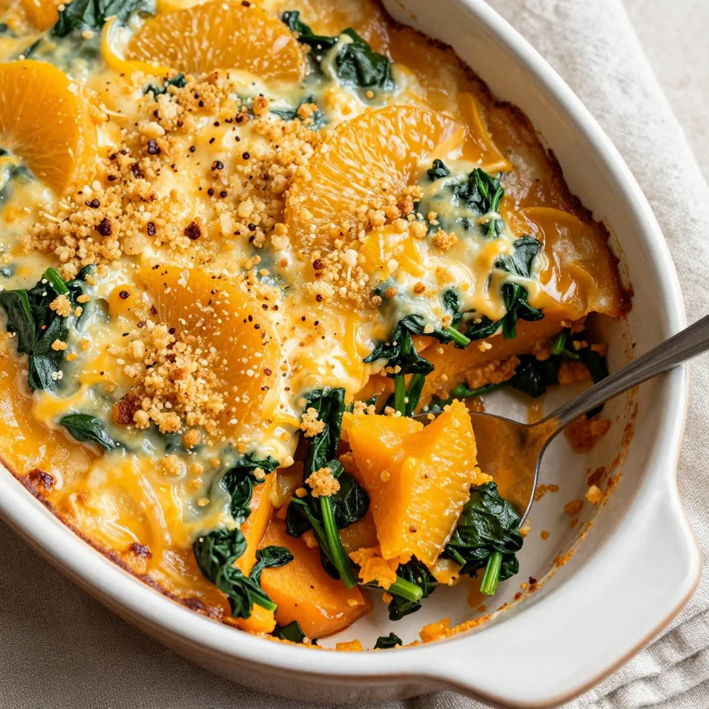 budgetfriendly sweet potato and spinach casserole for family meals