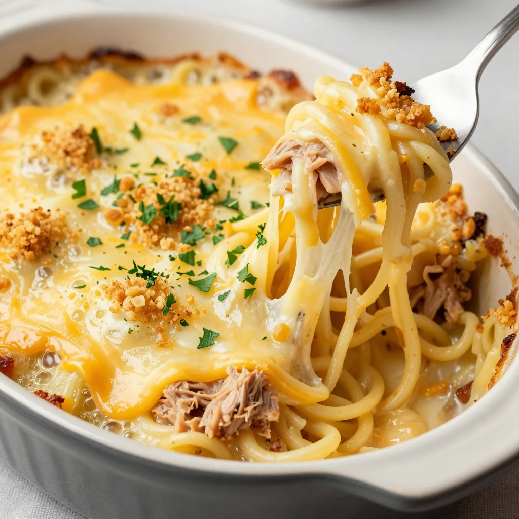Cheesy Tuna Noodle Casserole for Cozy Comfort Food