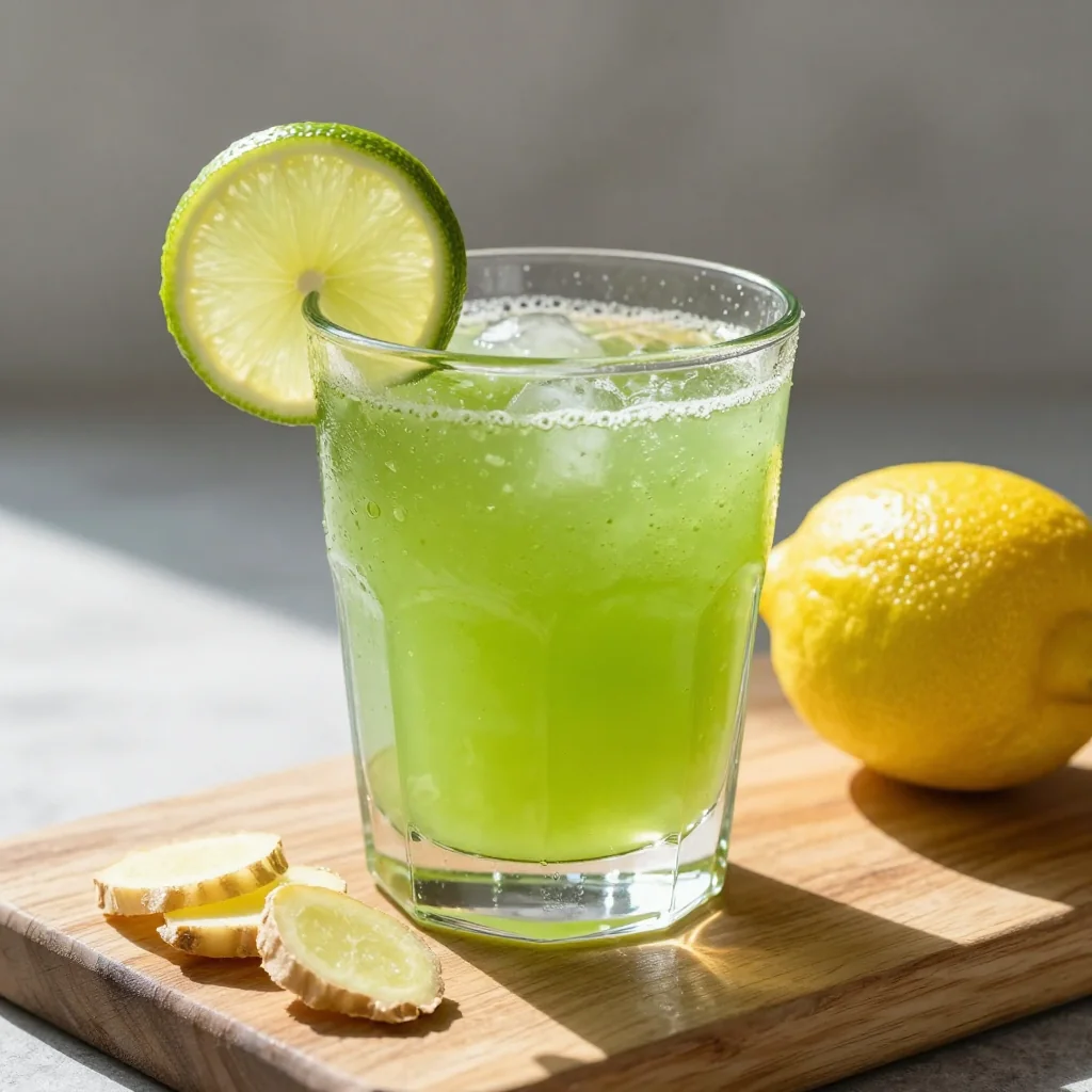 Citrus Green Juice Elixir Detoxifying Morning Ritual