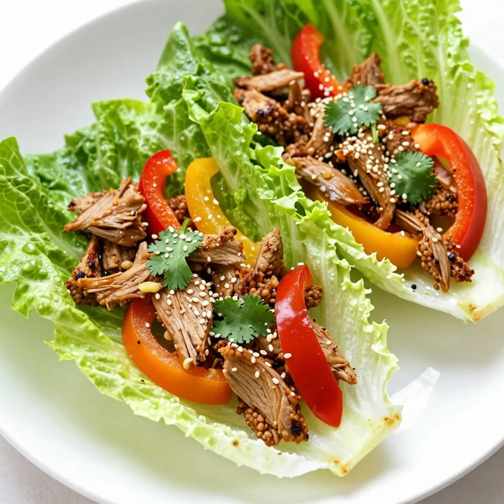 Clean Eating Lettuce Wraps for Low Carb Lunch