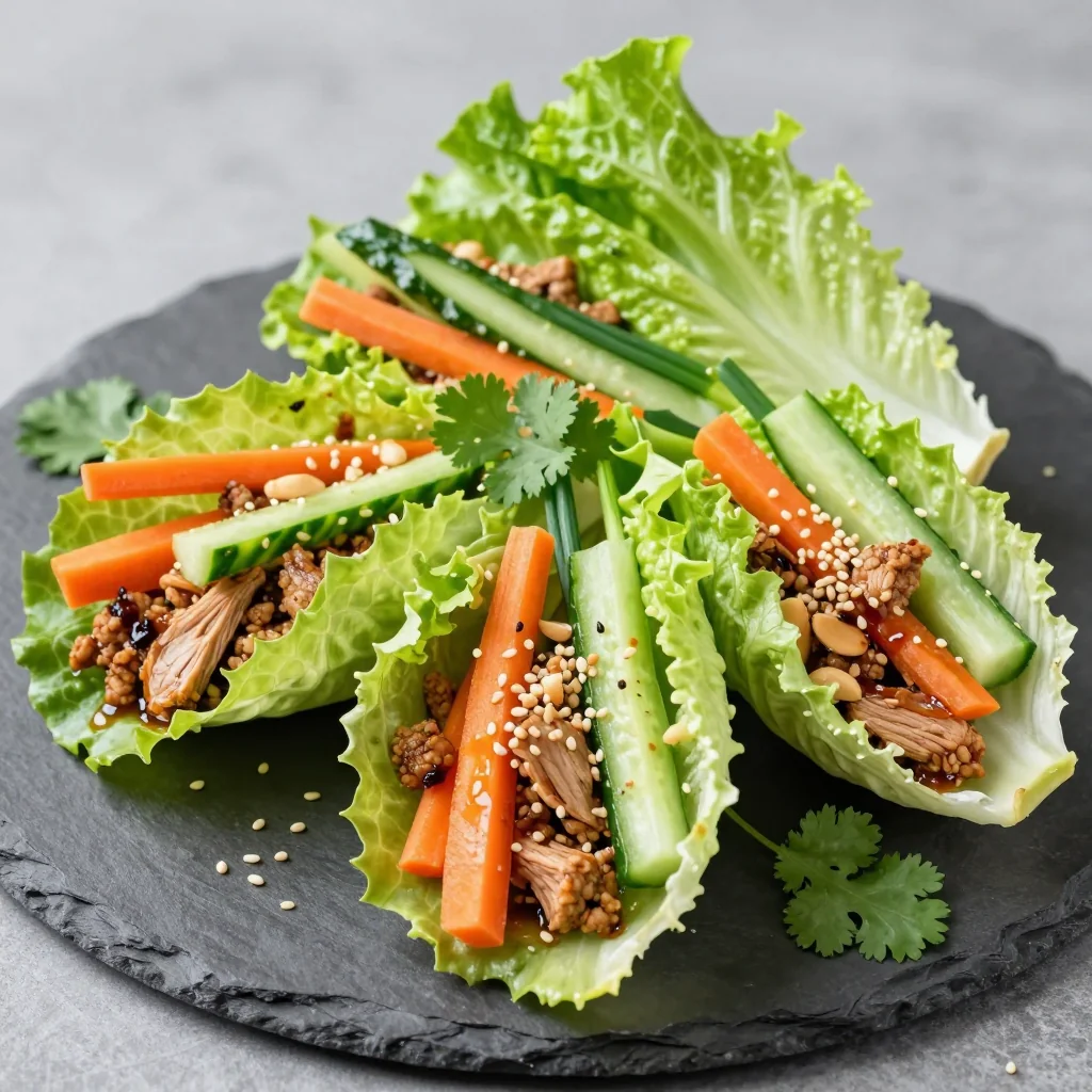 Clean Eating Lettuce Wraps for Low Carb Lunch