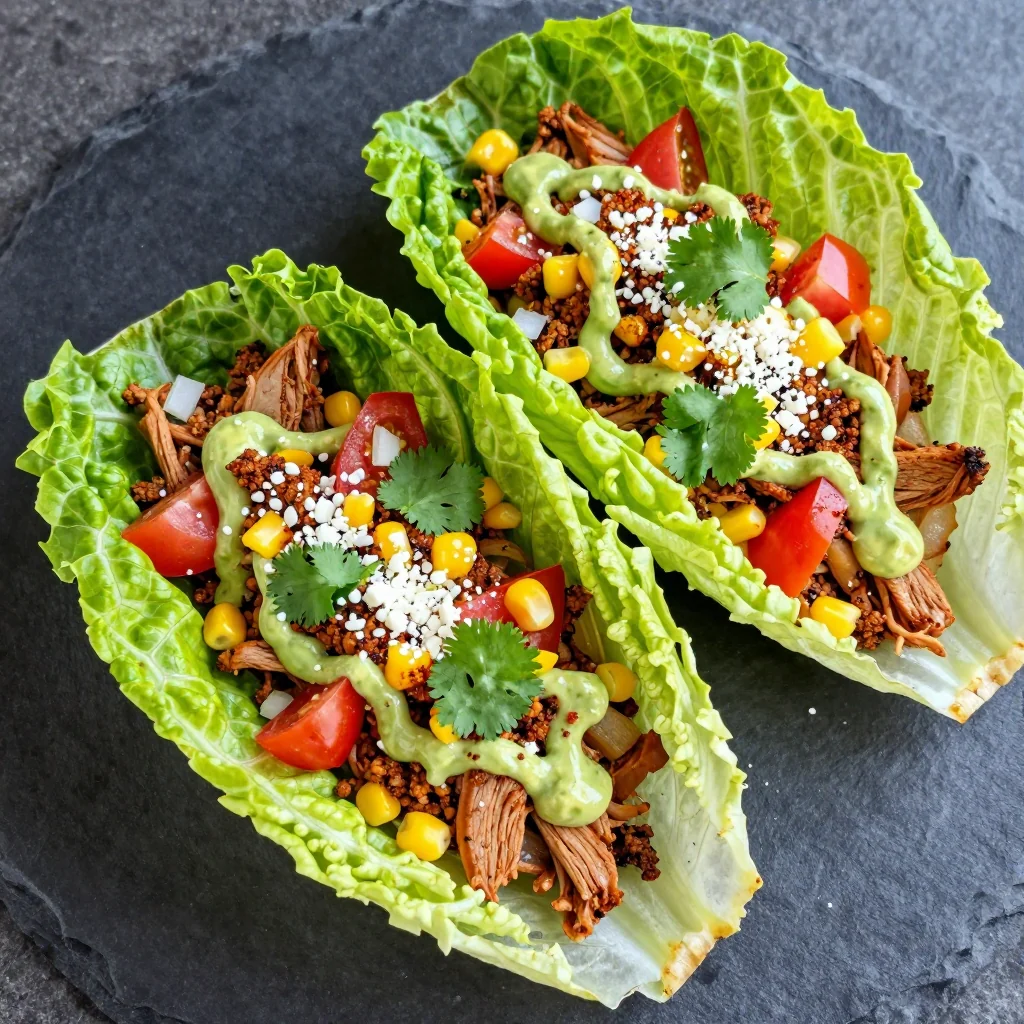 Clean Eating Turkey Taco Lettuce Wraps for Low Carb Wins