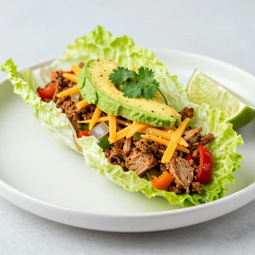 Clean Eating Turkey Taco Lettuce Wraps for Low Carb Wins