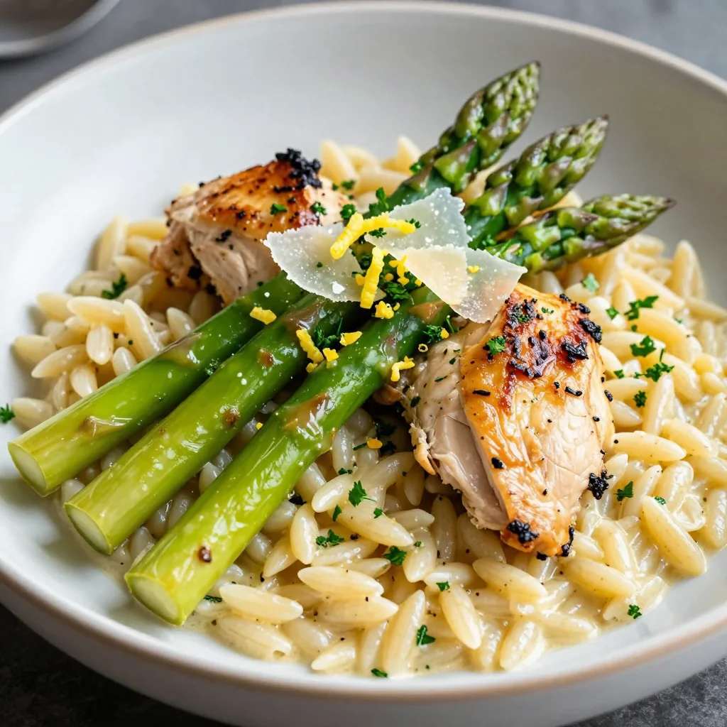 Creamy Chicken and Asparagus Risotto for Spring Dinner