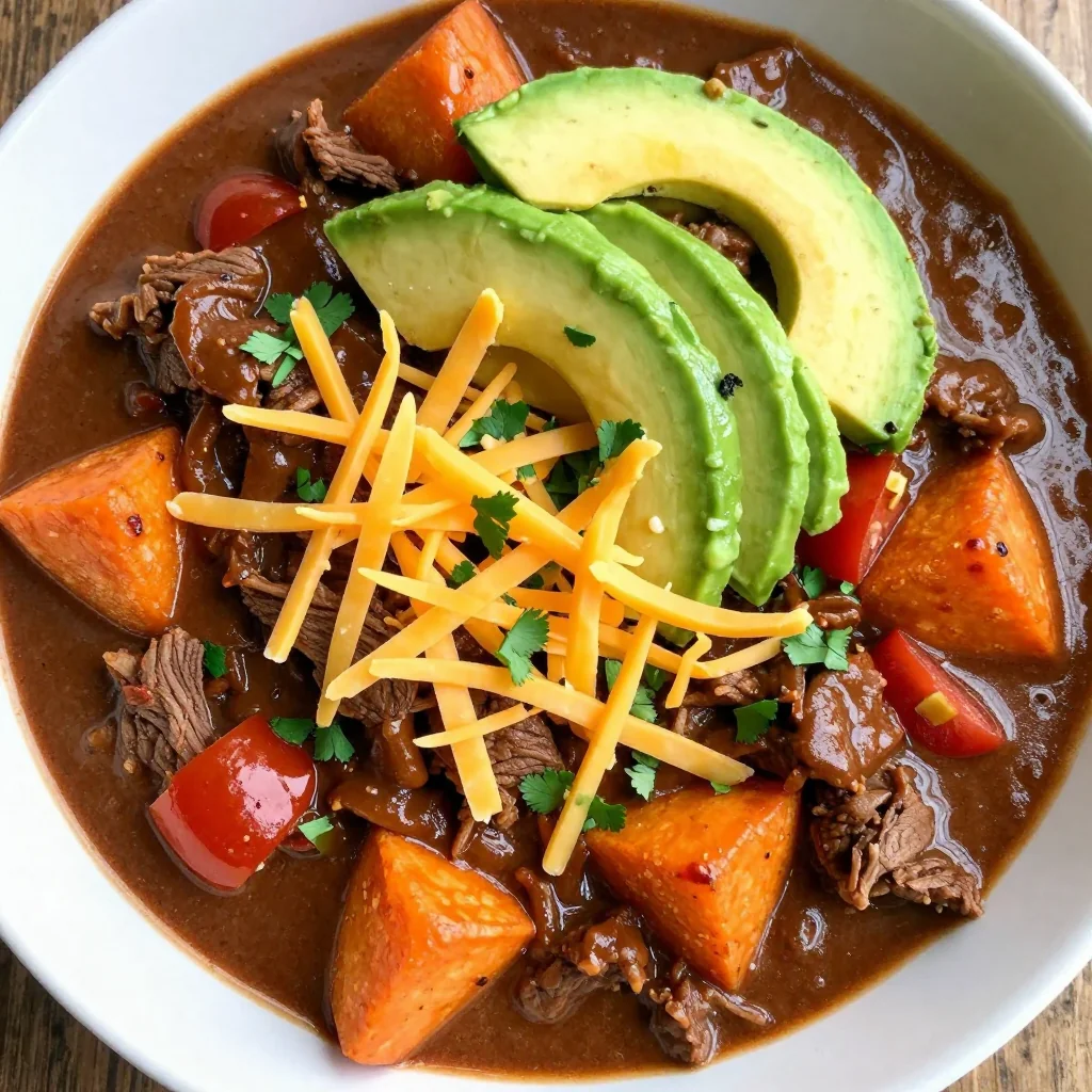 creamy slow cooker beef and root vegetable chili for family suppers