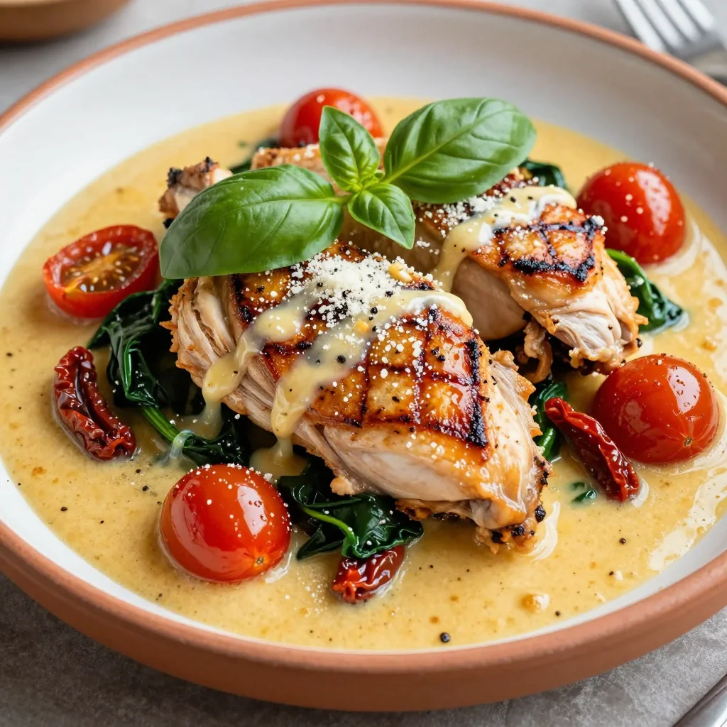 Creamy Tuscan Chicken for a Delicious Reset