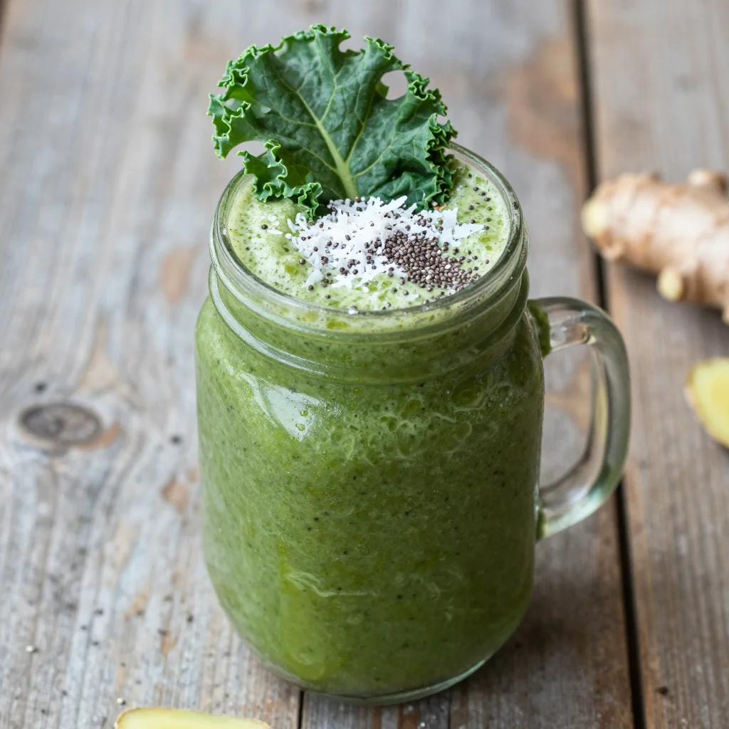Detox Green Smoothie for Winter Immunity