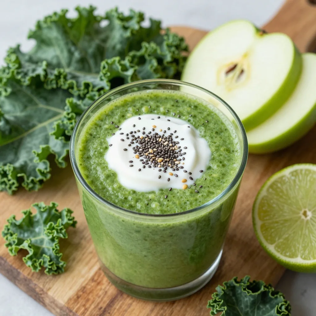 Detox Green Smoothie for Winter Immunity