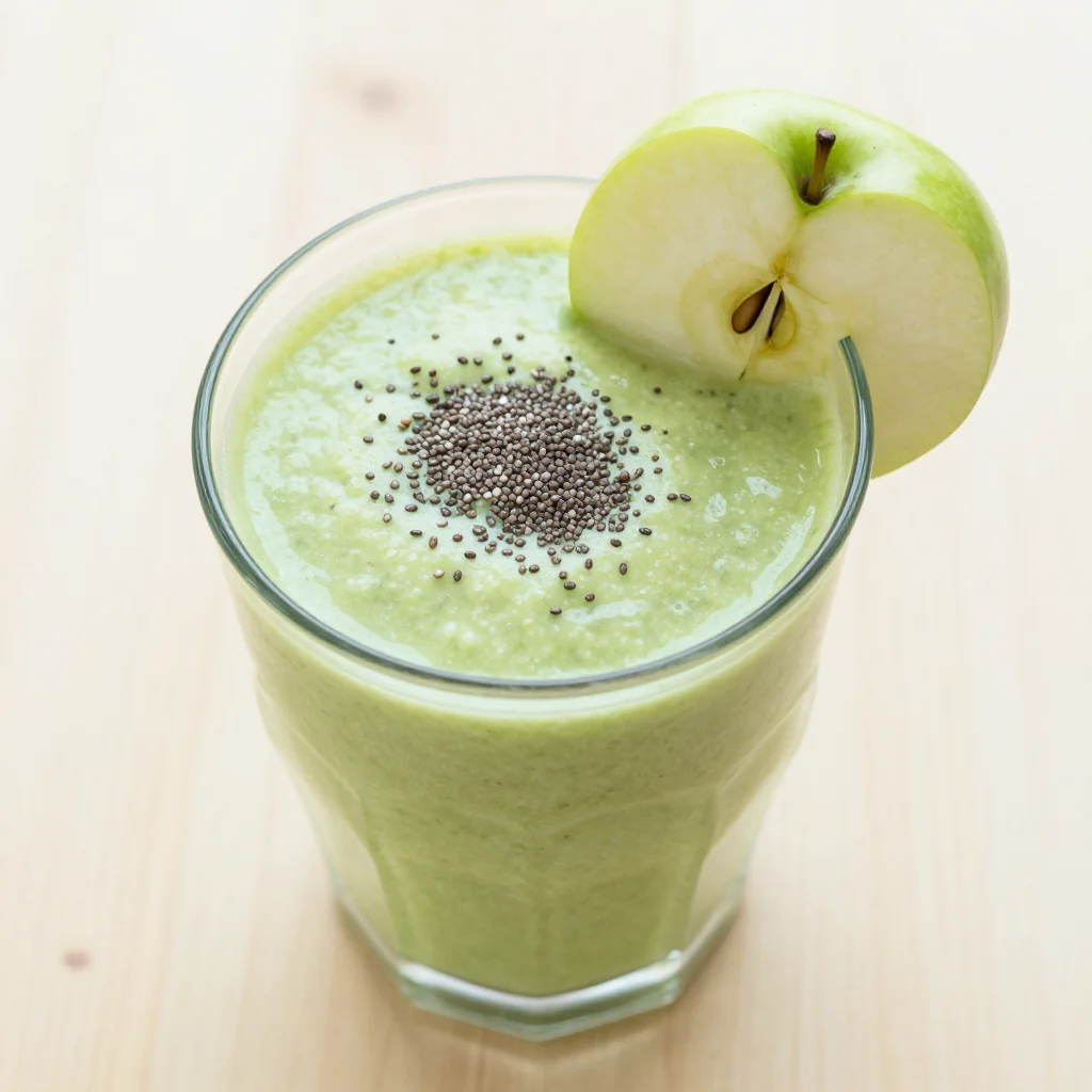 Easy Detox Smoothie with Apple for New Year