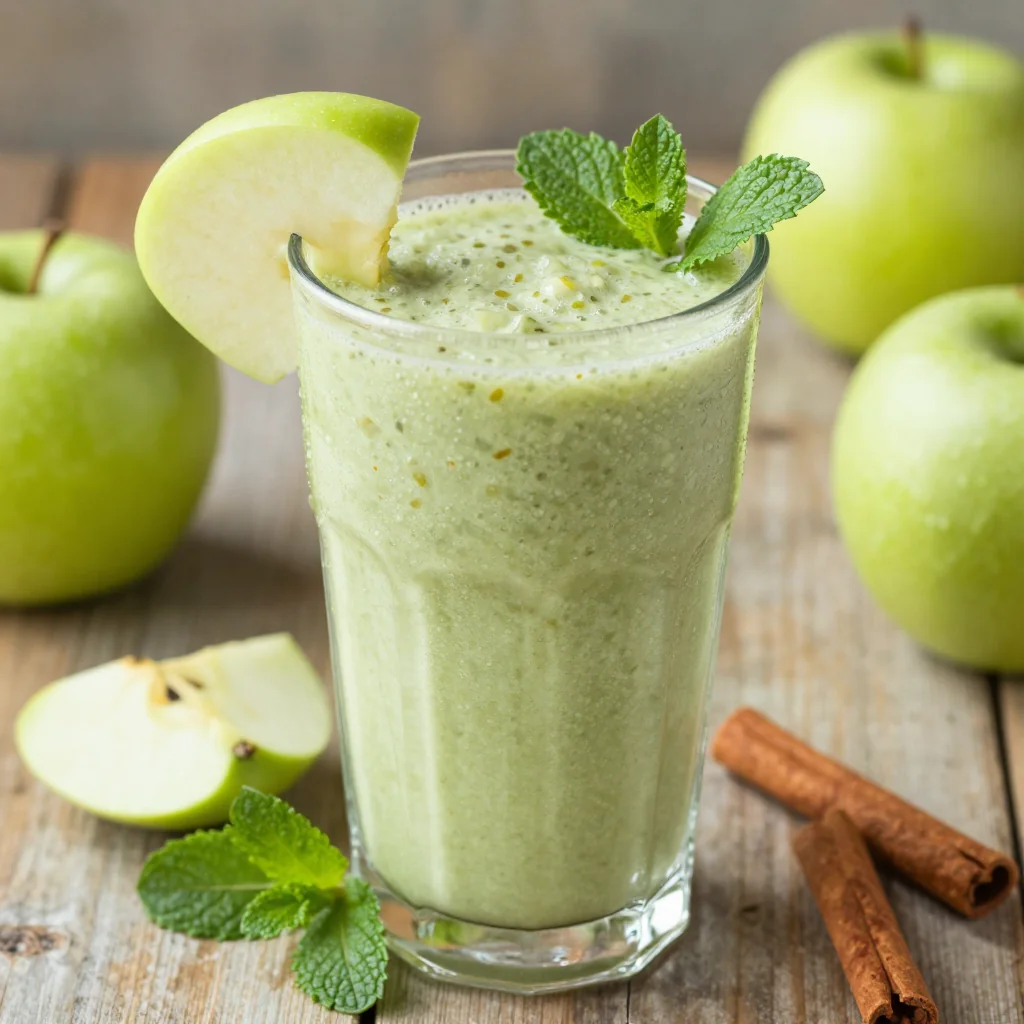 Easy Detox Smoothie with Apple for New Year