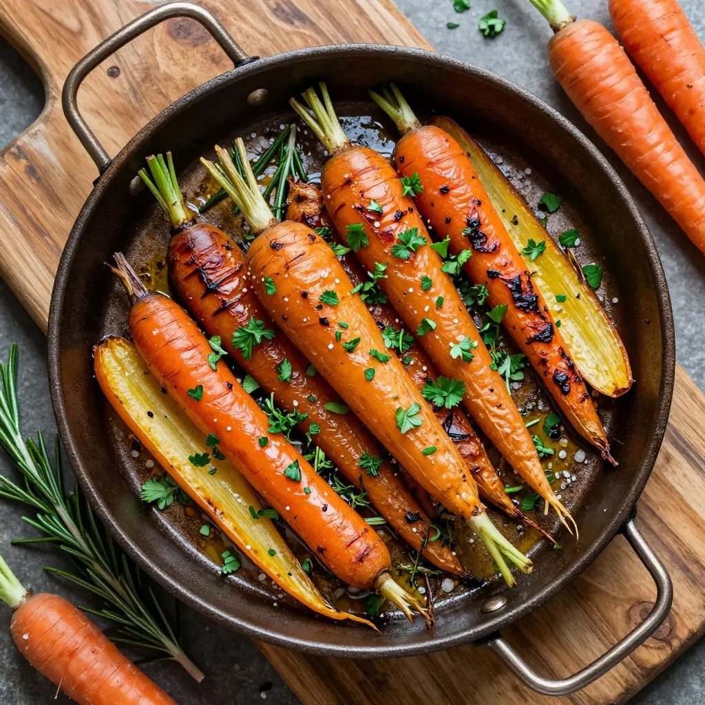 easy meal prep roasted carrots and parsnips with fresh herbs