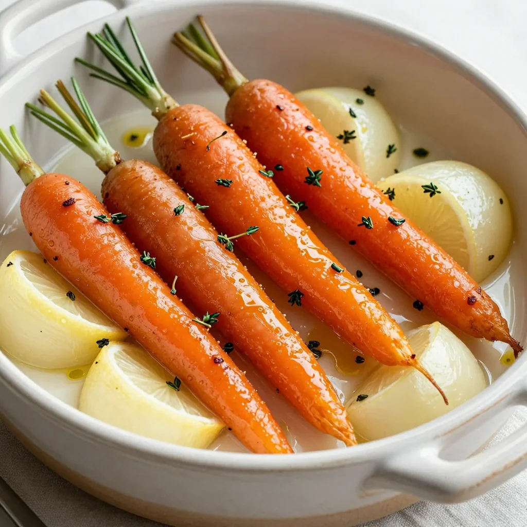 healthy lemon and herb roasted carrots and turnips for family suppers