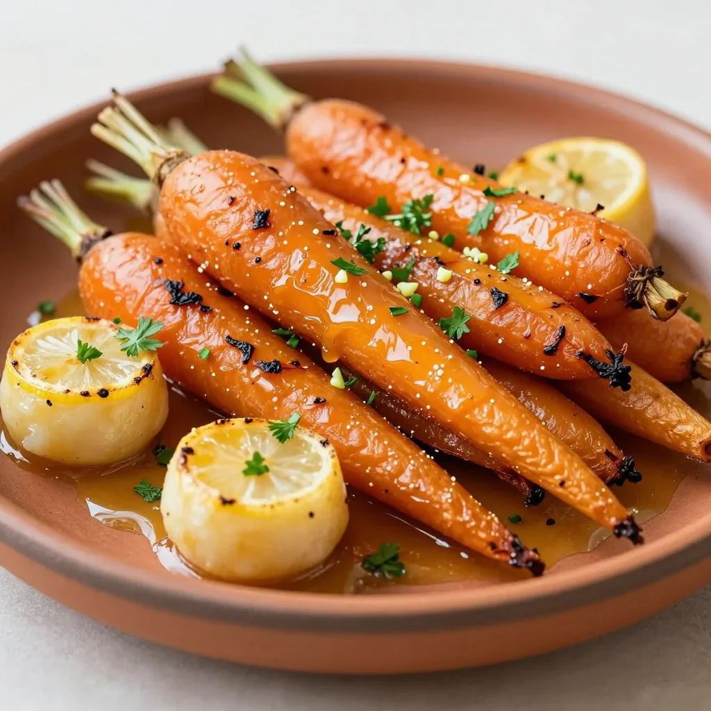 healthy lemon roasted carrot and parsnip medley for cozy dinners