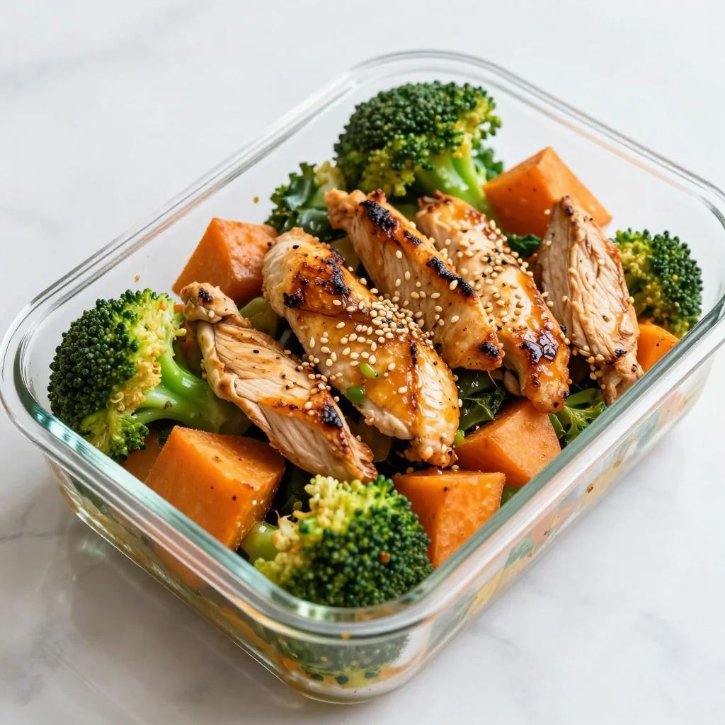 healthy meal prep chicken and winter vegetable stir fry for families