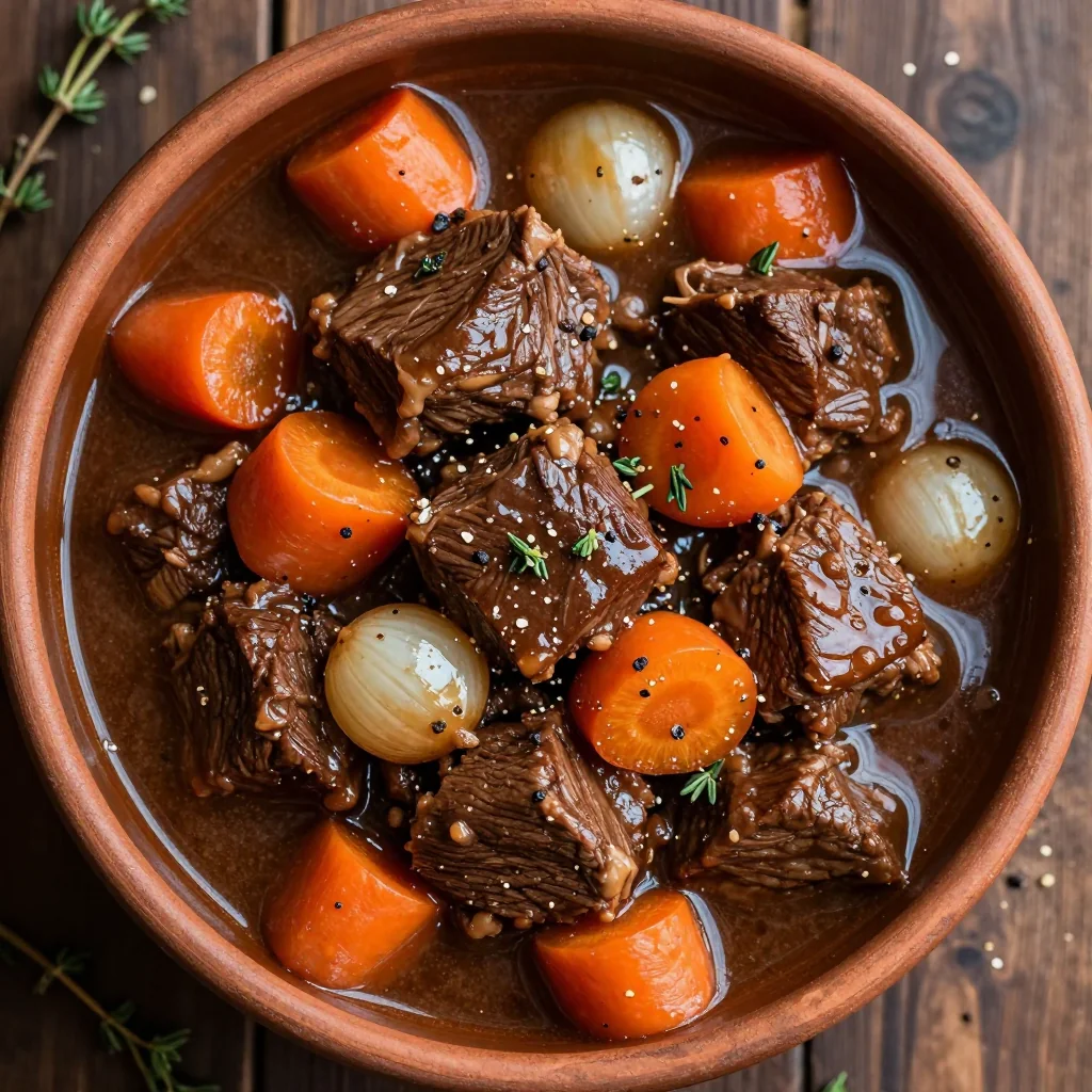 High Protein Beef and Carrot Stew for a Winter Lunch