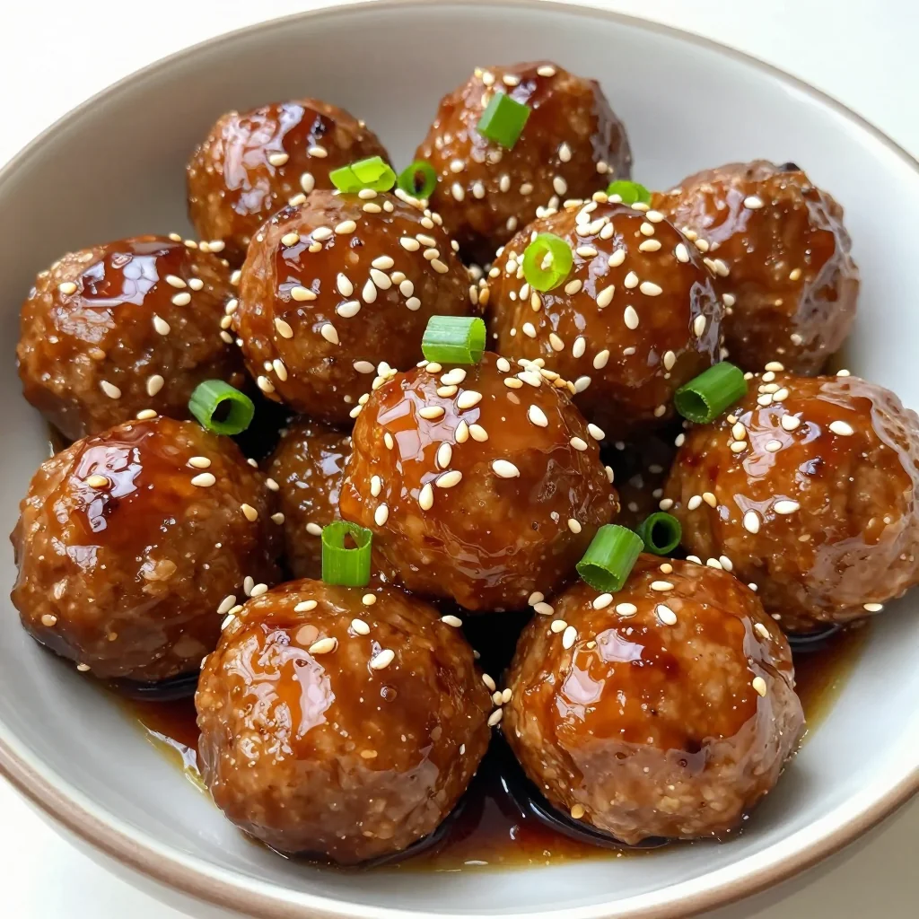 Honey Garlic Glazed Meatballs for Special Occasion