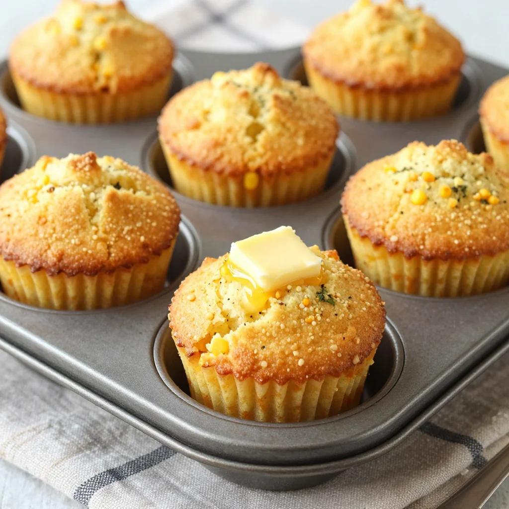 Kid Friendly Cornbread Muffins for January Dinners