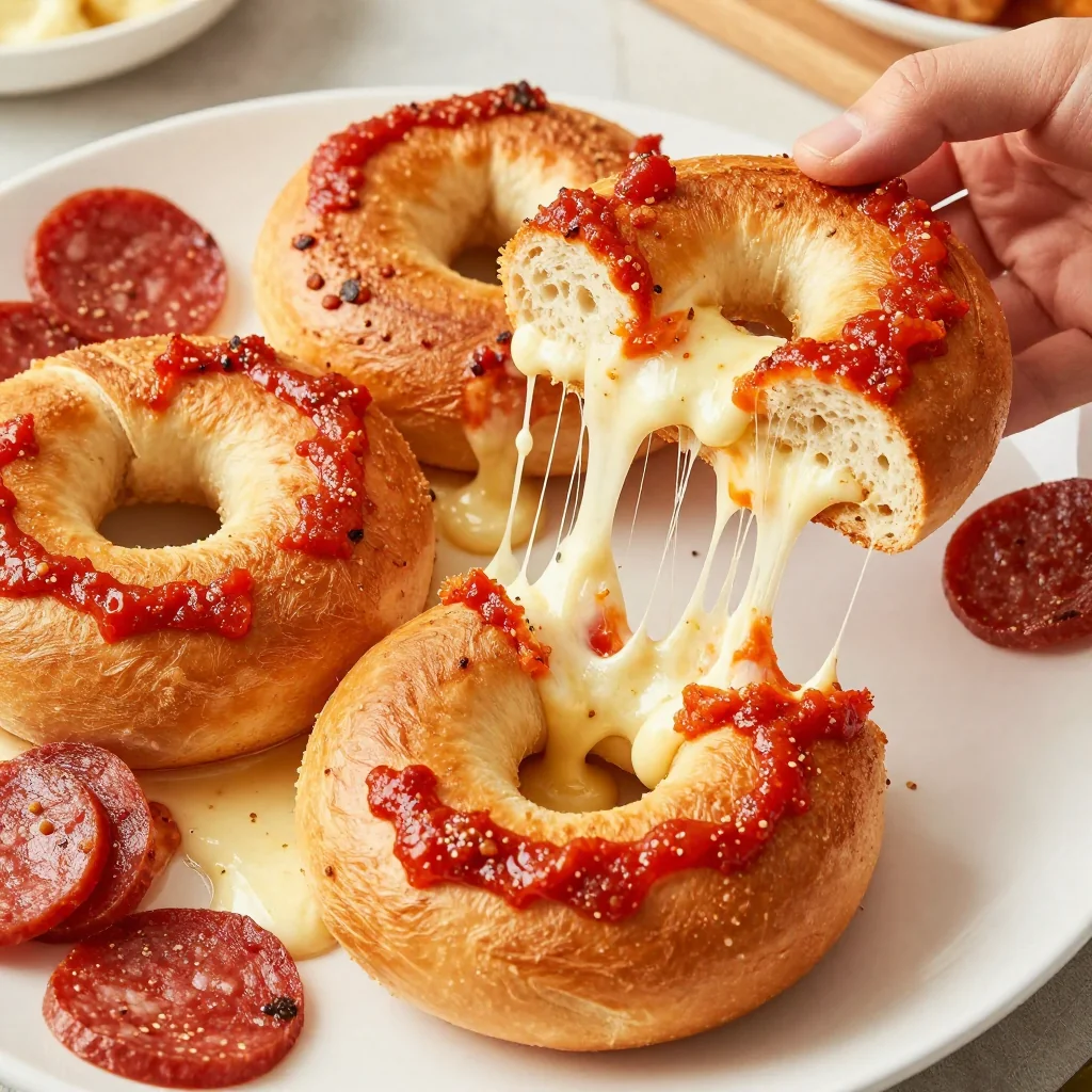 Kid-Popular Pizza Bagels Using Pantry Ingredients