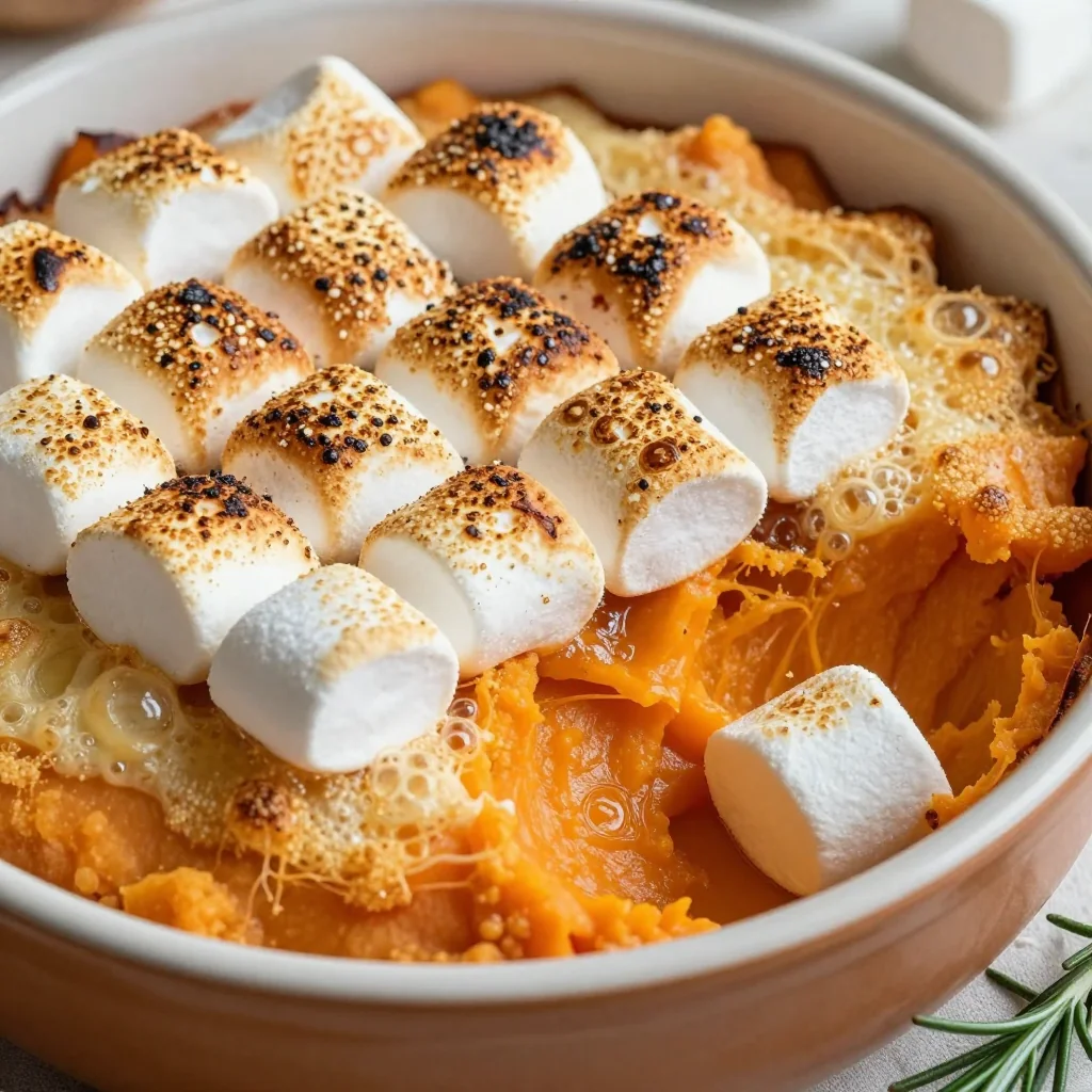 Martin Luther King Jr Day Sweet Potato and Marshmallow Casserole