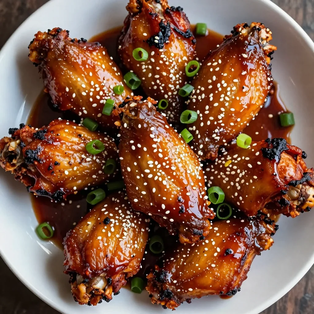 NFL Playoff BBQ Chicken Wings for Sticky Fingers