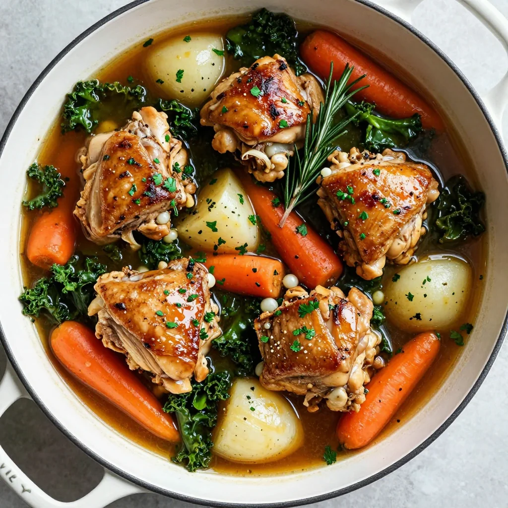 one pot chicken and winter vegetable stew for easy meal prep