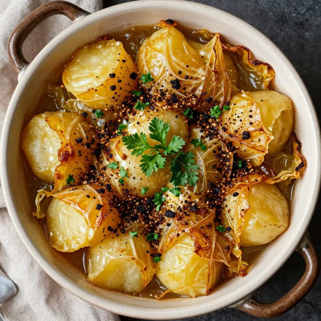 pantry cleanout cabbage and potato casserole for budget family meals